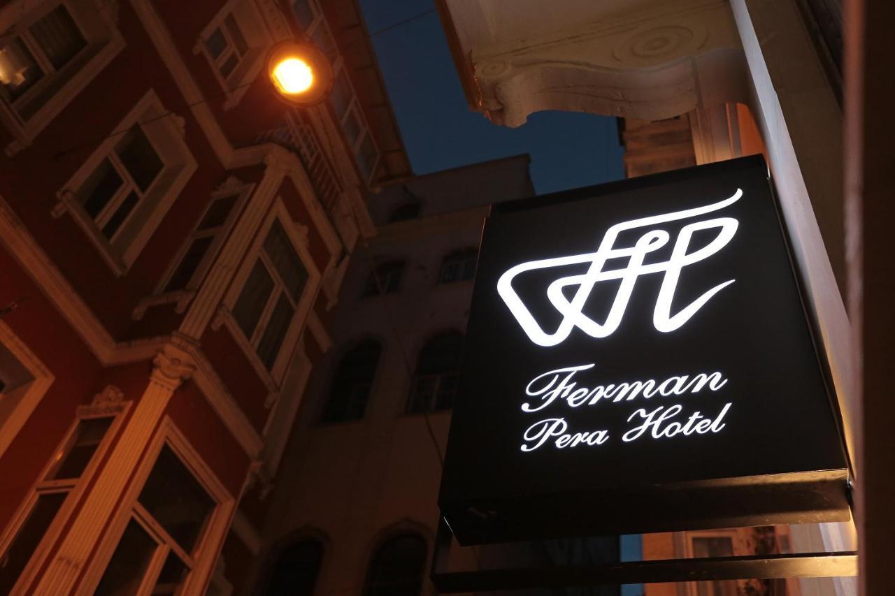 Ferman Pera Hotel Istambul Exterior foto